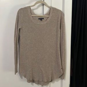 American Eagle Tan Knit Sweater — Size: M